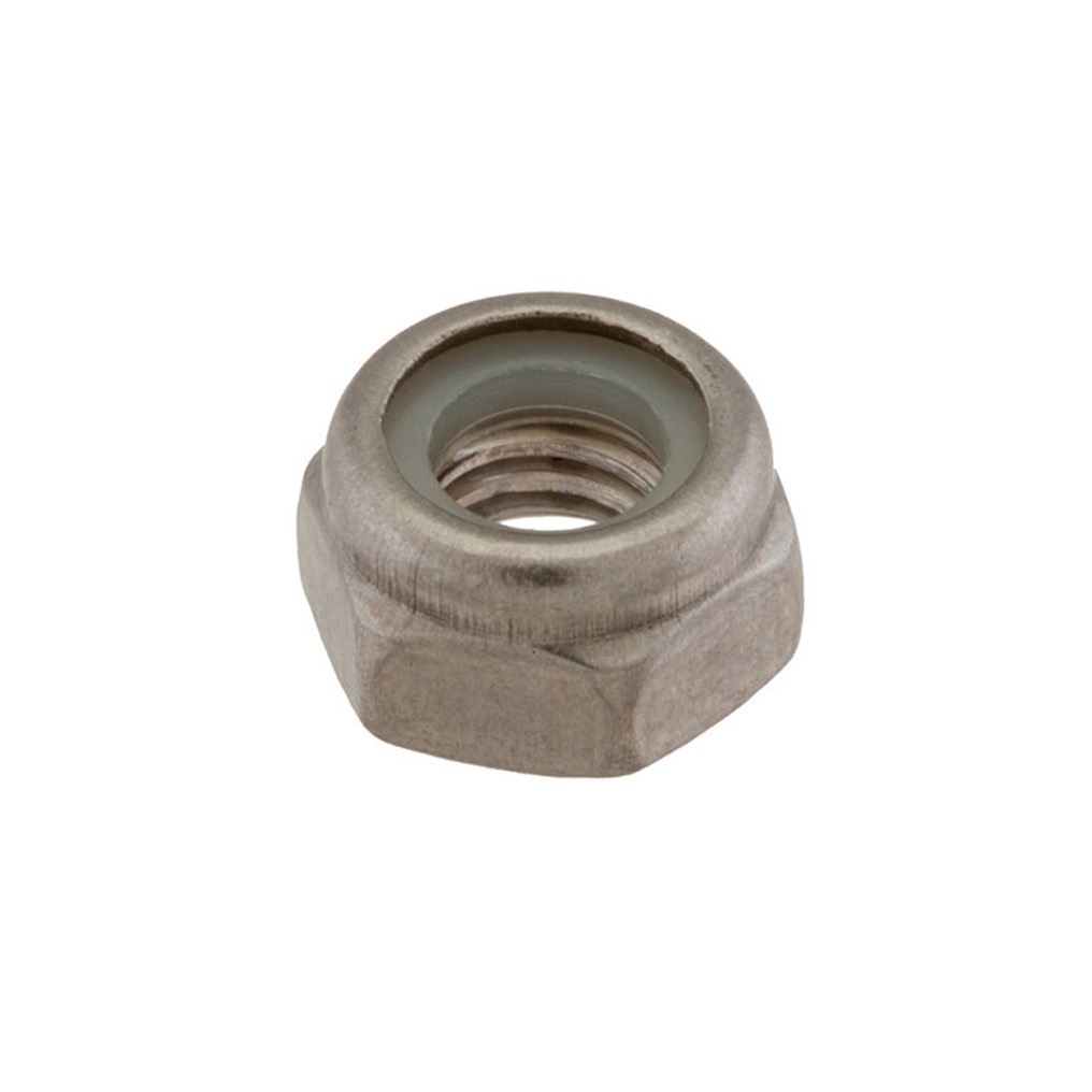 Stainless Steel Hex Lock Nut - M6 Thread x 0.236 in 08712