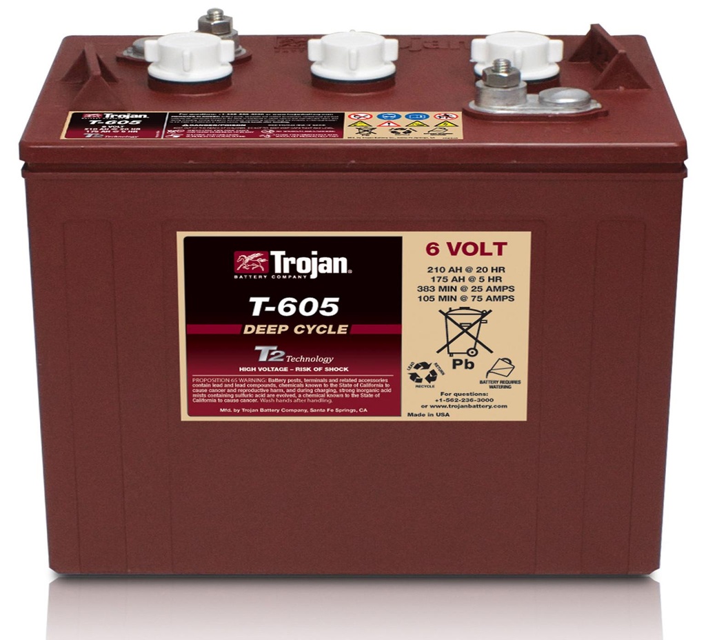 6 Volt Wet Trojan Battery 1227180