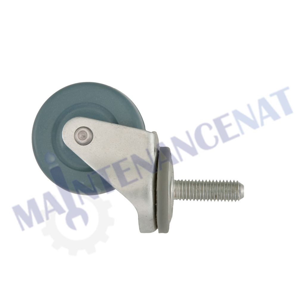 Solid TPR Swivel Caster 50MMD, M10X30, CLR PL 1006343
