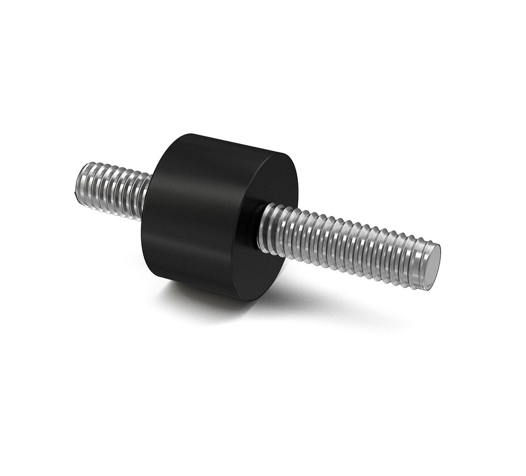 Rubber Vibration Stud Isolator - 0.752 x 1.917 in 1011093