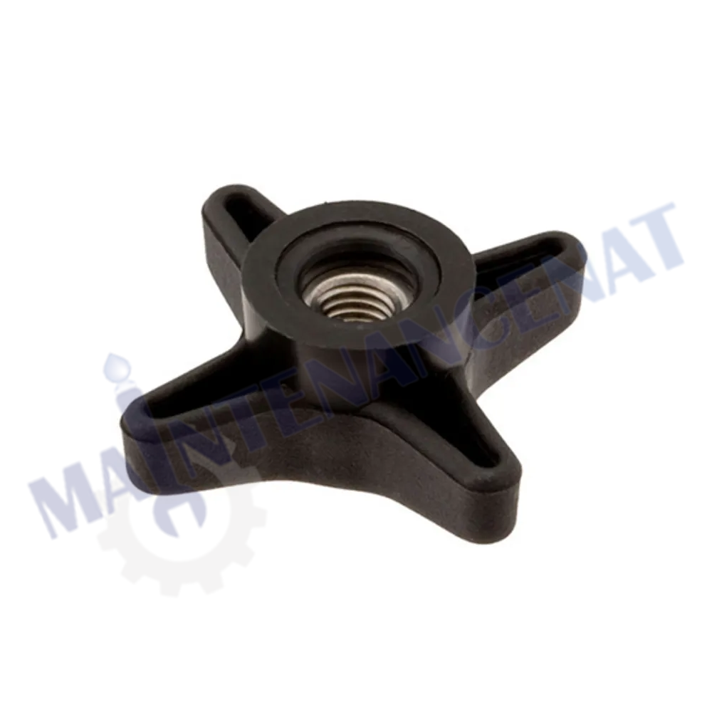 KNOB, STAR, 2.00D 4EAR 0.7L M8X1.25,THRU, 1010558
