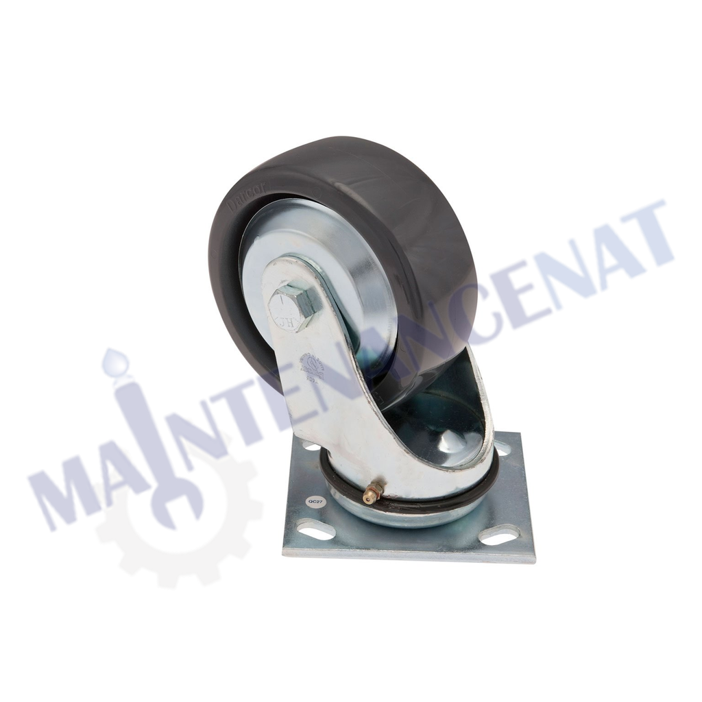CASTER SWIVEL 5.0D 2.0W 4HOLE GRAY TENNANT 1049046