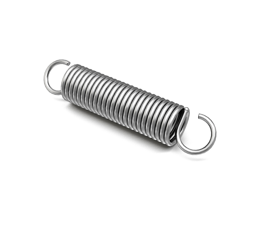 Music Wire Extension Spring - 0.375 x 1.75 in 140402