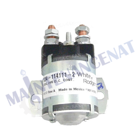 Relay, 24vdc, 100a, Sp N/O [White] 02424