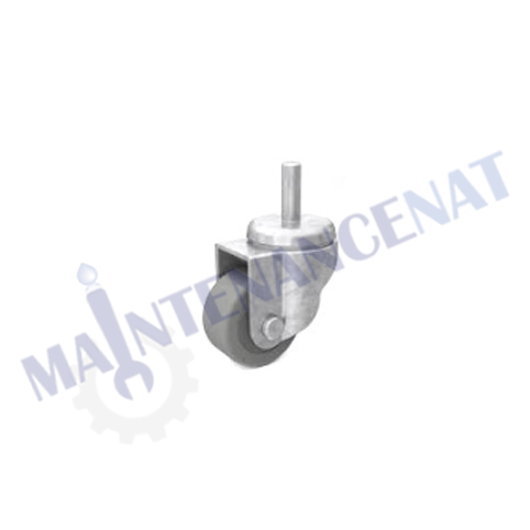 Caster, Swivel, 50mmd, M10 X 30, Clr Pl 1073476