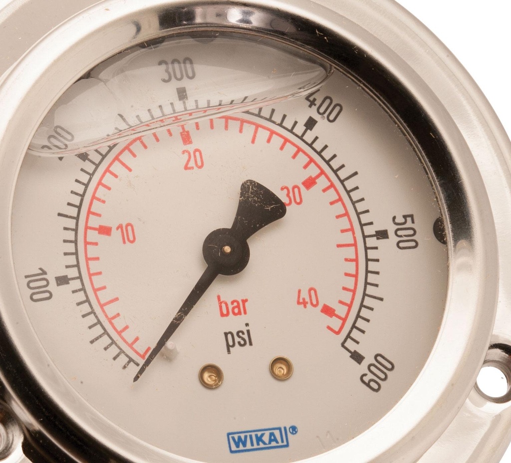 GAUGE, PRESS, 0-600 PSI, FLUSH MOUNT 606659