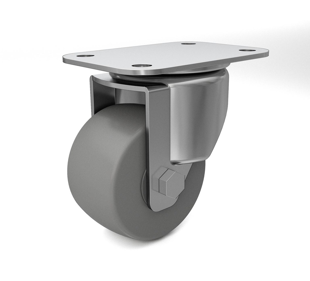 4-Hole Polyurethane Swivel Caster 1043250