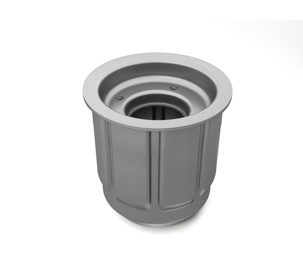 Steel Brush Plug Weldment - 6.6 x 6.5 in 55779