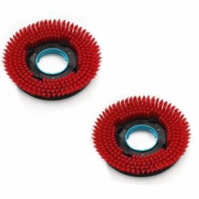 BRUSH, HARD, RED, 9.0 [XL QTY 2] 1232607