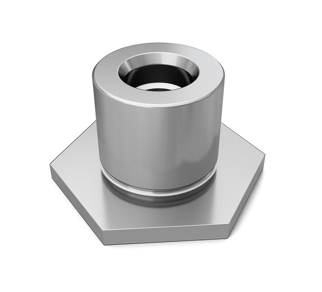 Steel Hex Flange Bushing - 1 x 0.629 in 1200525