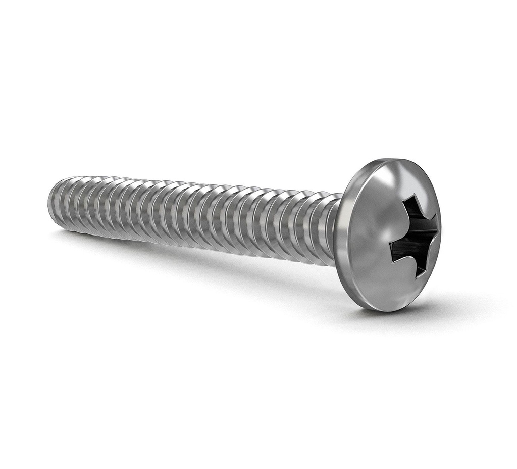 Stainless Steel Phillips Truss Screw - 0.31 x 1.88 in 611489