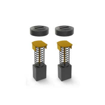 BRUSH KIT, CARBON, TRANSAXLE, 24/36VDC 612883