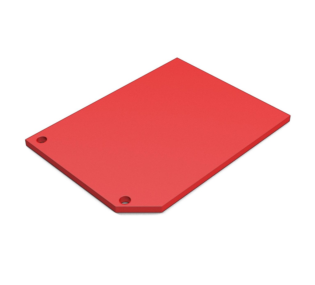 Red Rubber Side Conveyor Skirt 760882
