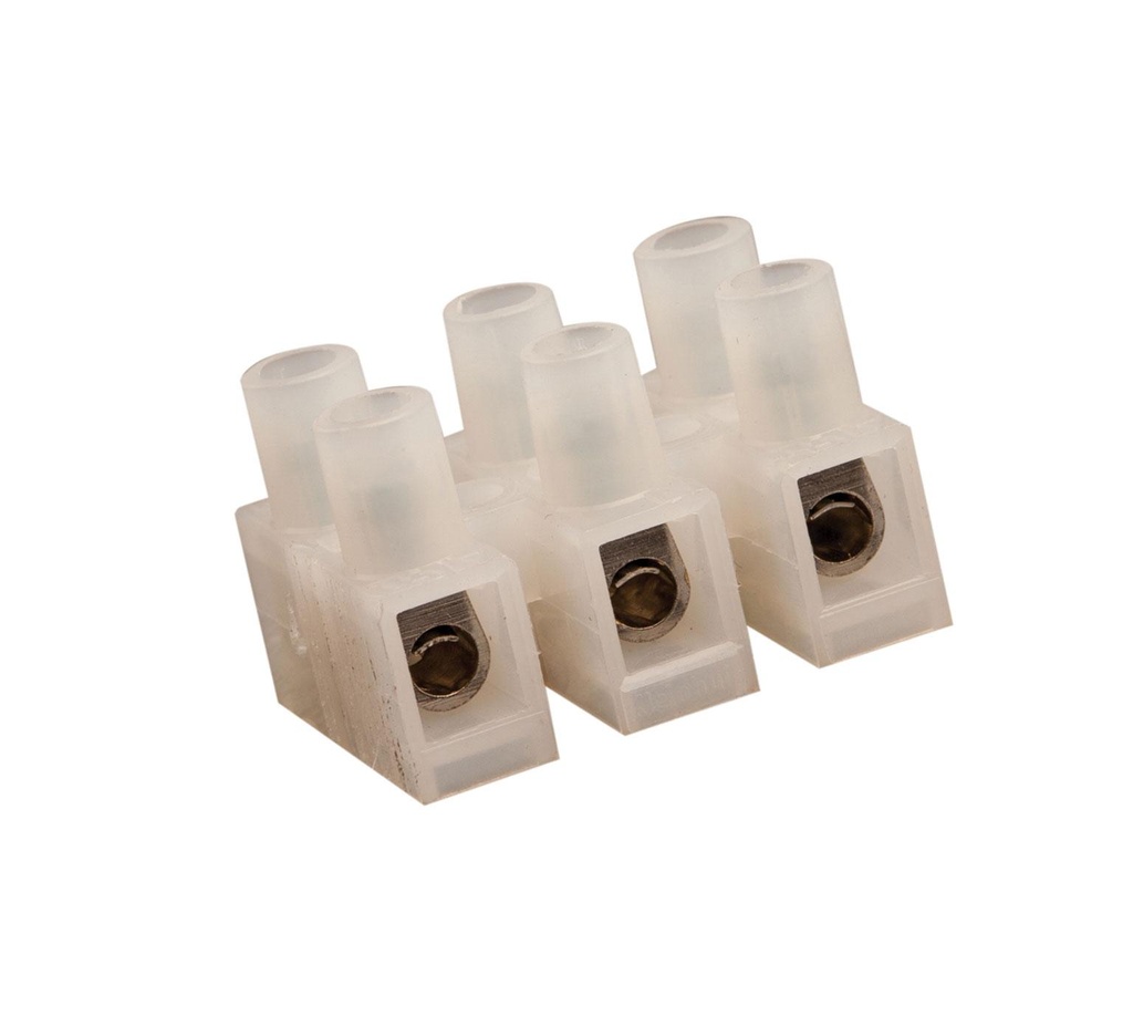 TERMINAL, 25A, 3 POSITION STRIP 130005