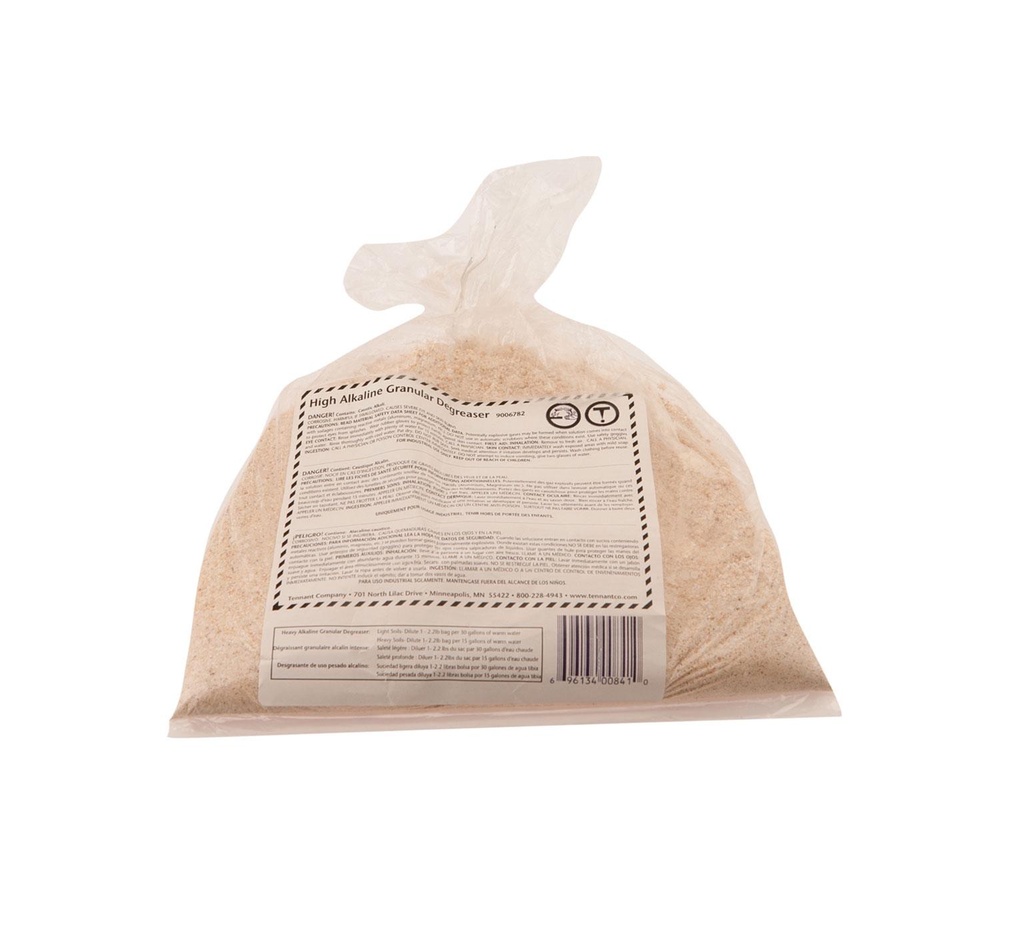 White Granular High Alkaline Degreaser – (10) 2.2 Lbs Bags 9006782