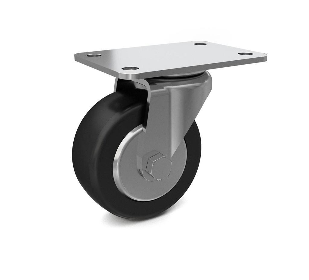 4-Hole Rubber Caster 606986