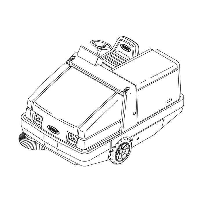 Balai mécanique Tennant 6500